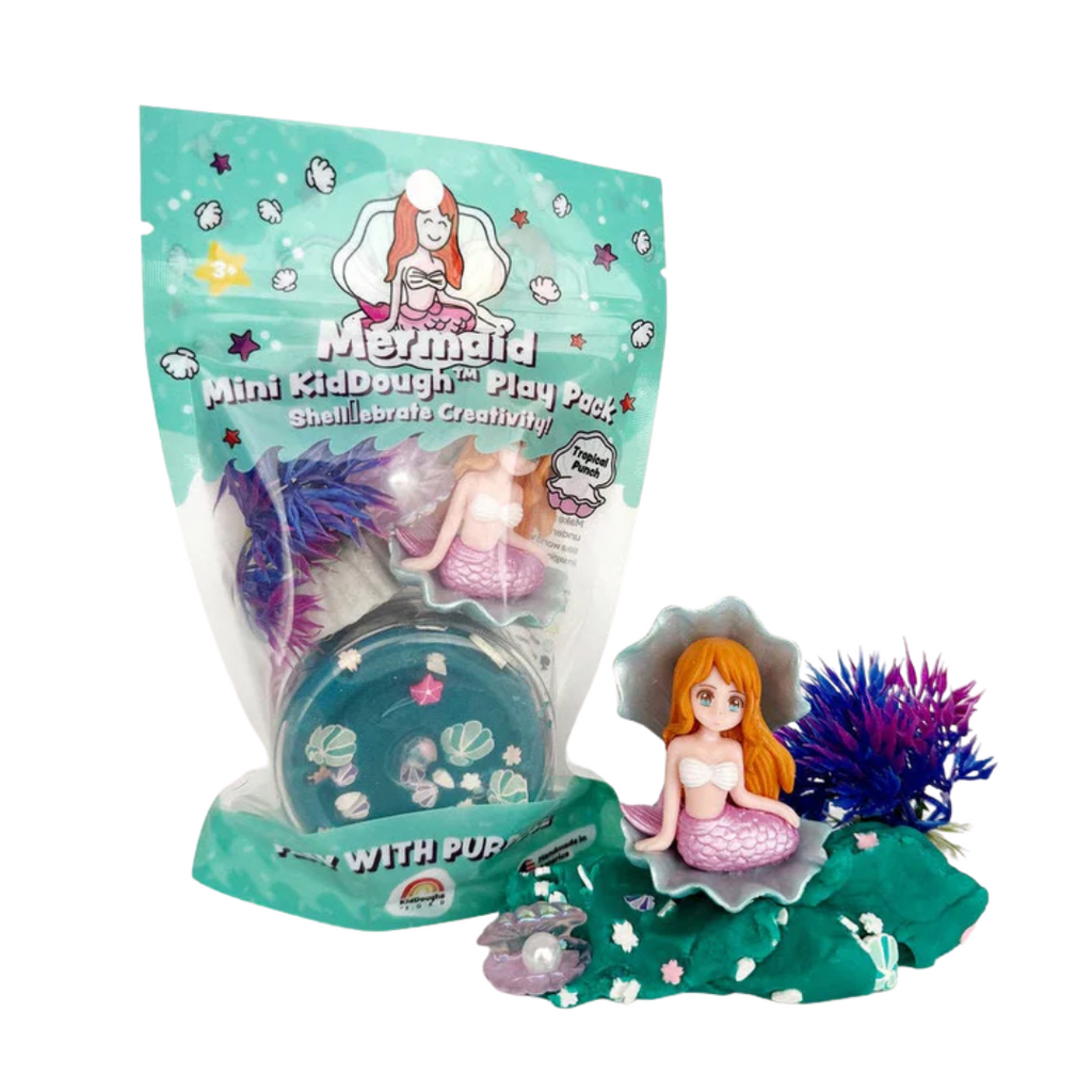 EARTH GROWN KIDDOUGHS MERMAID MINI PLAY PACK