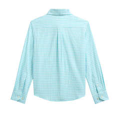 SOUTHERN TIDE BOYS PRECHECK PLAID COASTAL BREEZE SPORT SHIRT