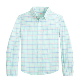 SOUTHERN TIDE BOYS EDISTO ISLAND PLAID COASTAL BREEZE SPORTSHIRT