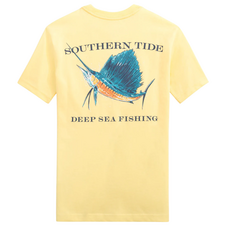 SOUTHERN TIDE BOYS SAILFISH DEEP SEA FISHING TEE