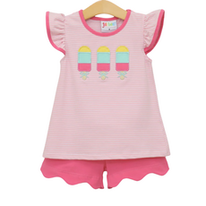 JELLY BEAN Sunshine Pops Scallop Short Set