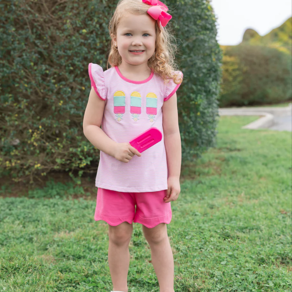 JELLY BEAN Sunshine Pops Scallop Short Set