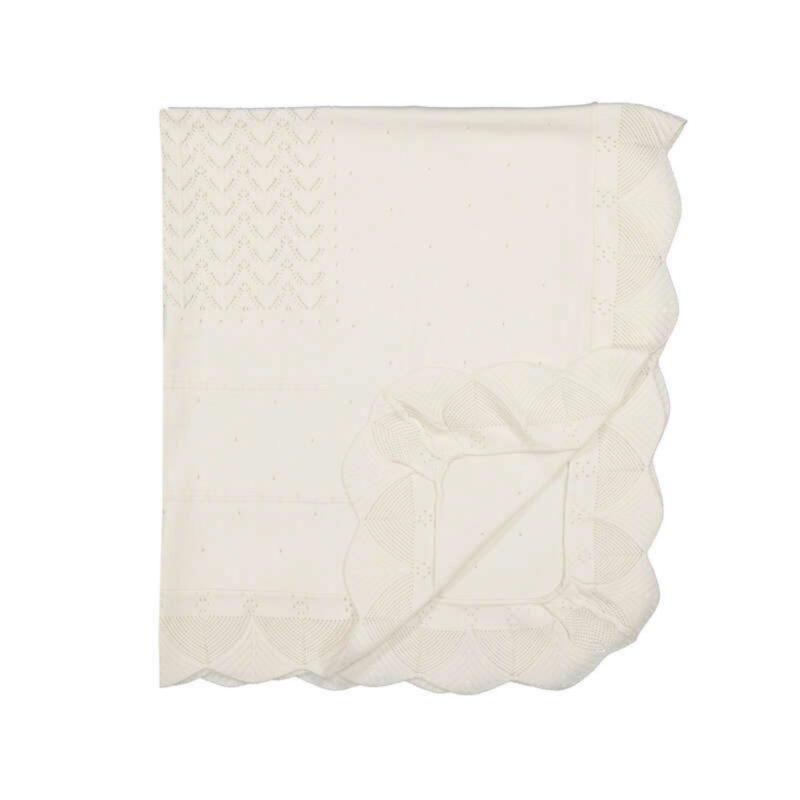 Knit Baby Blanket - Pottery
