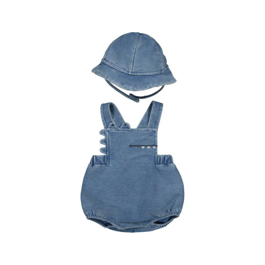Dino Overall Bubble w/Hat