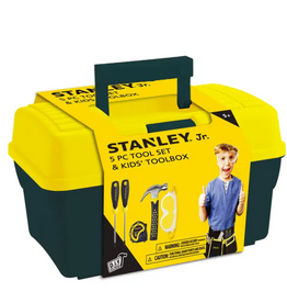 TOYSMITH Stanley Jr. 5 Piece Tool & Toolbox Set
