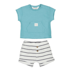 Stripe Short Set