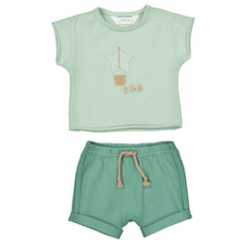 Boy's Short Set w/ Star Applique