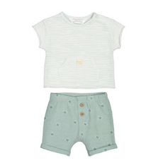 Boy's Star Print Short Set