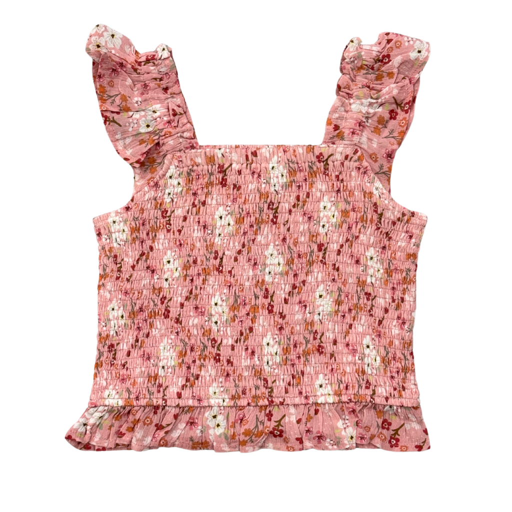 AVERY & ALEXANDER SMOCK RUFFLE TANK