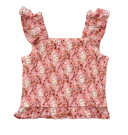 AVERY & ALEXANDER SMOCK RUFFLE TANK