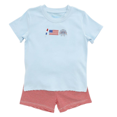 ITSY BITSY Patriotic Short Set