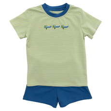 ITSY BITSY Airplane Short Set
