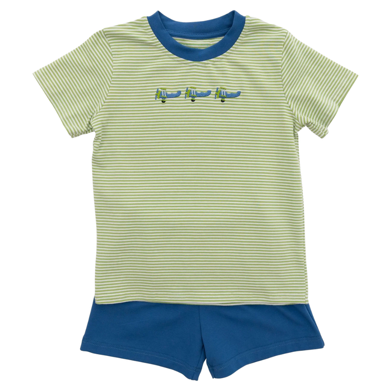 ITSY BITSY Airplane Short Set