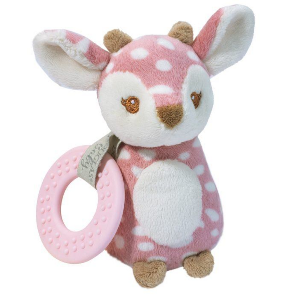 FARRAH PINK FAWN PLAYTIVITY RATTLE