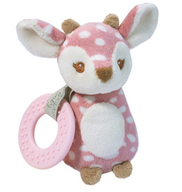 FARRAH PINK FAWN PLAYTIVITY RATTLE