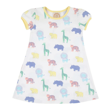 THE BEAUFORT BONNET COMPANY PENNY'S PLAY DRESS-Wittle Wild One/Lake Worth Yellow