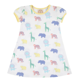 THE BEAUFORT BONNET COMPANY PENNY'S PLAY DRESS-Wittle Wild One/Lake Worth Yellow