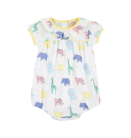 THE BEAUFORT BONNET COMPANY RAMONA RUFFLE BUBBLE-Wittle Wild One/Lake Worth Yellow