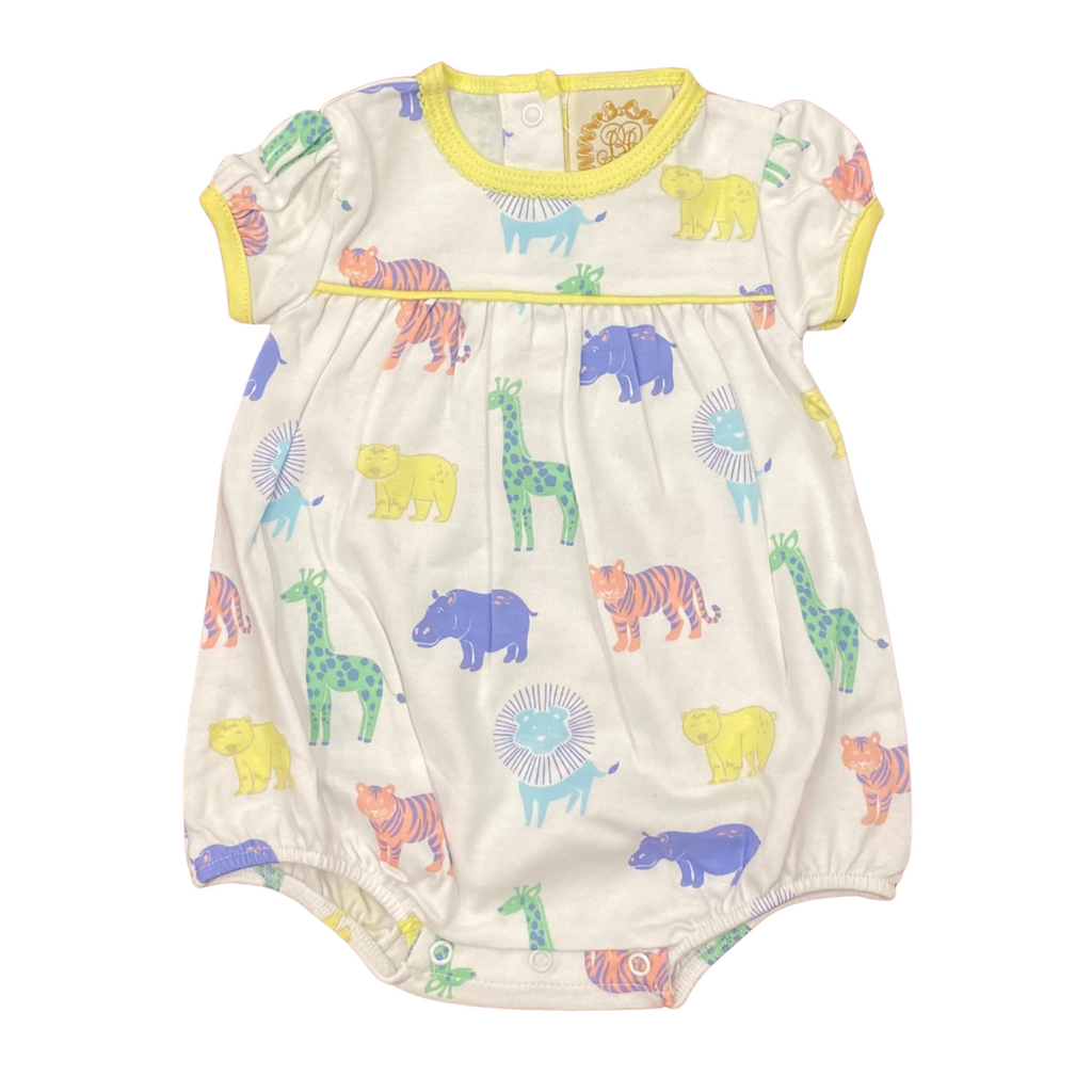 THE BEAUFORT BONNET COMPANY RAMONA BUBBLE-Wittle Wild One/Lake Worth Yellow