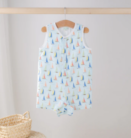 NOLA TAWK SEA YOU SOON ORGANIC MUSLIN SHORTALL