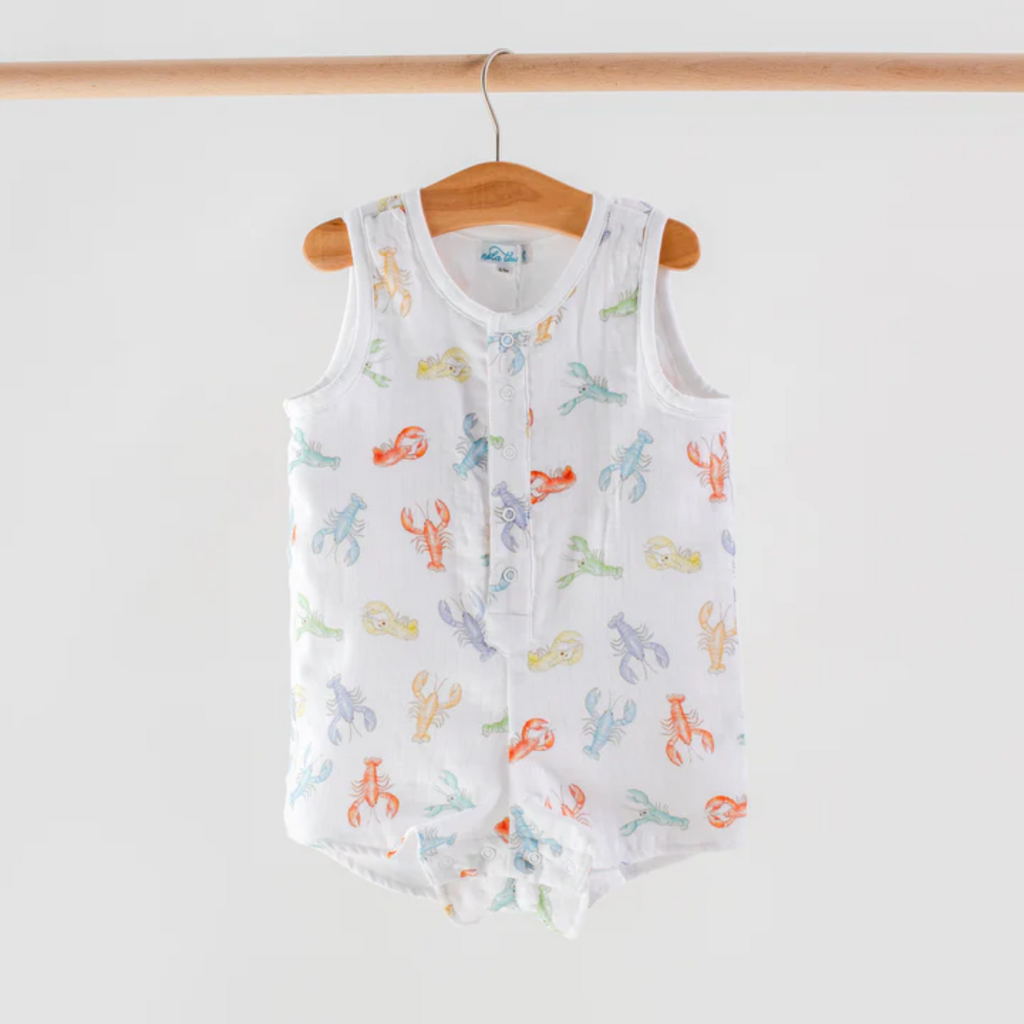 NOLA TAWK COLORFUL CLAWS ORGANIC MUSLIN SHORTALL