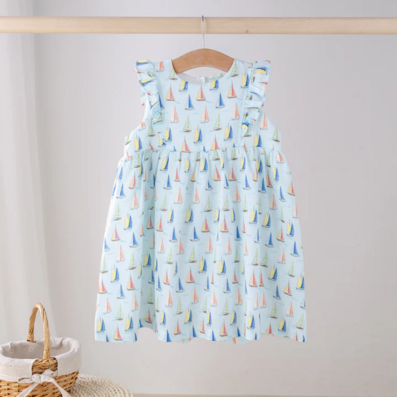 NOLA TAWK SEE YOU SOON ORGANIC MUSLIN DRESS