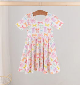 NOLA TAWK RAIN-BOW ORGANIC COTTON DRESS