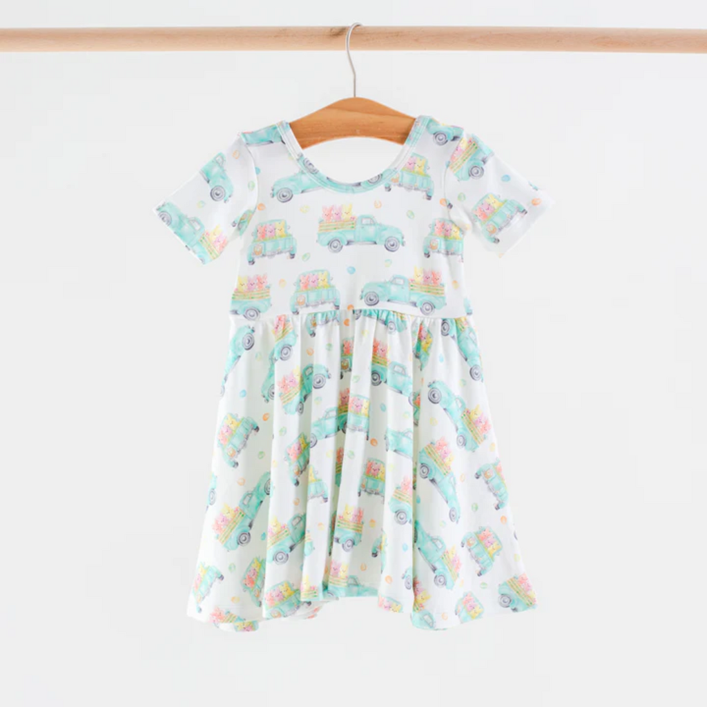 NOLA TAWK PEEPS ON THE MOVE ORGANIC COTTON DRESS