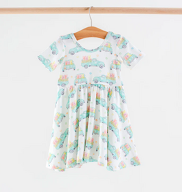 NOLA TAWK PEEPS ON THE MOVE ORGANIC COTTON DRESS