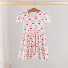 NOLA TAWK CHERRY ON TOP ORGANIC COTTON DRESS