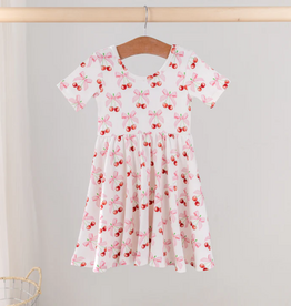 NOLA TAWK CHERRY ON TOP ORGANIC COTTON DRESS