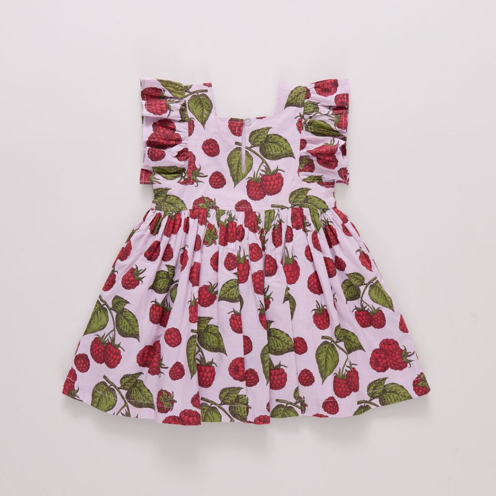 PINK CHICKEN girls elsie dress - lavender raspberries