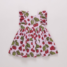 PINK CHICKEN girls elsie dress - lavender raspberries