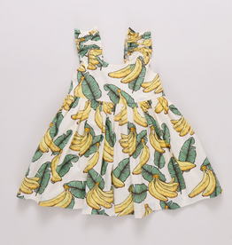 PINK CHICKEN Girls Via Dress - Banana Leaves