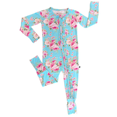 LEV BABY Alana Ruffled "Poppy" The Convertible Romper