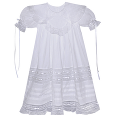 PHEONIX N REN WHITE CHARLIE DRESS w/ WHITE LACE