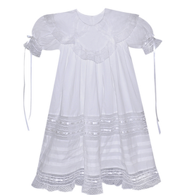 PHEONIX N REN WHITE CHARLIE DRESS w/ WHITE LACE