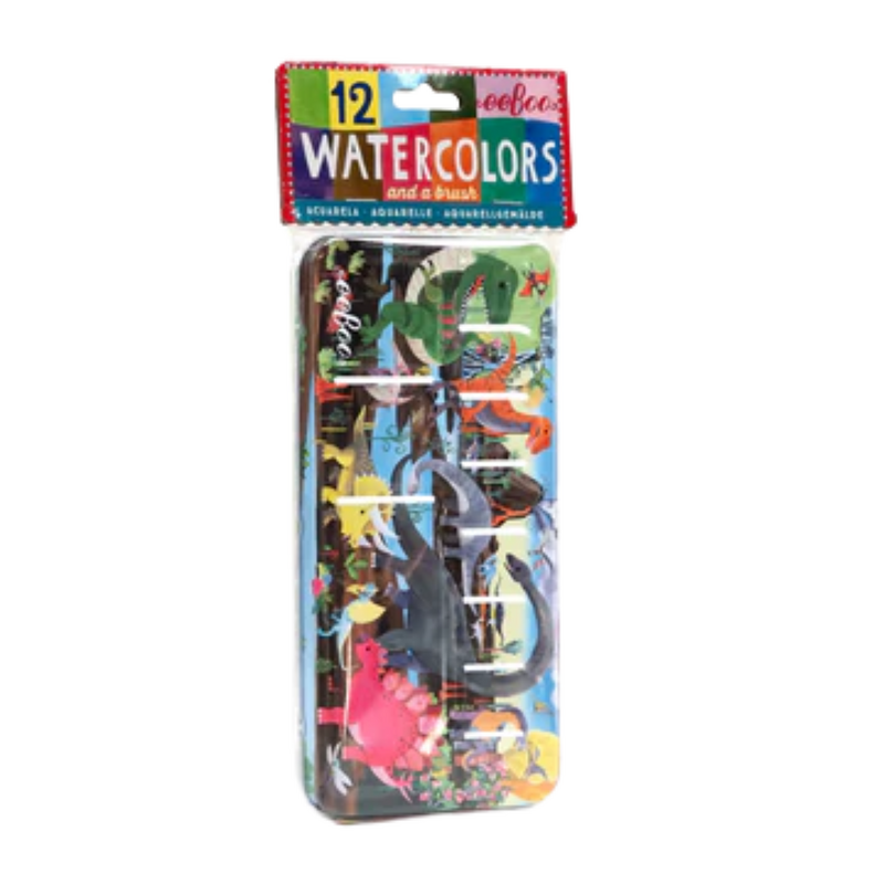 Dinosaur 12 Watercolors