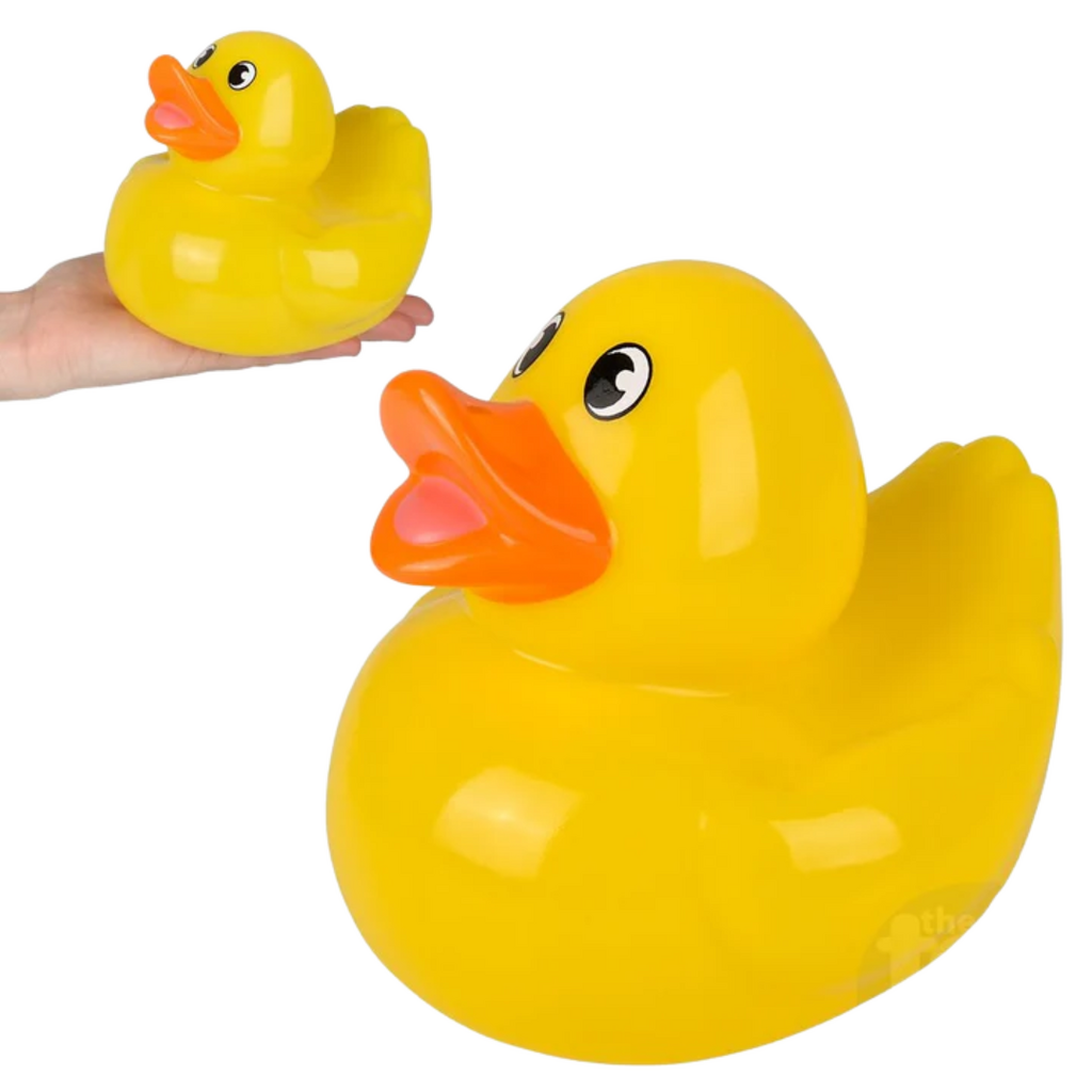 TOY NETWORK BIG CLASSIC YELLOW RUBBER DUCKY  6"