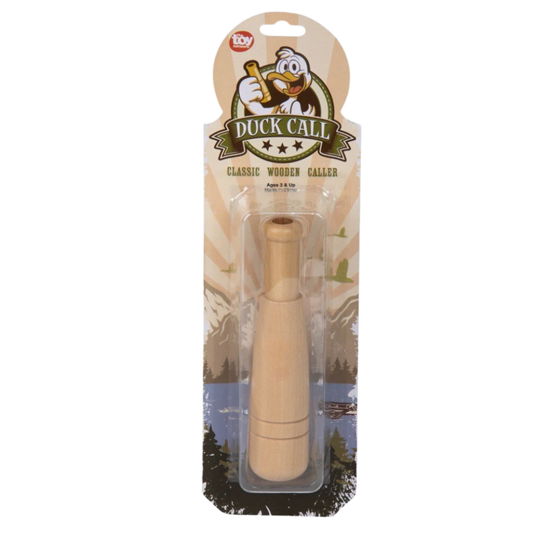 TOY NETWORK 5" WOODEN DUCK CALL WHISTLE