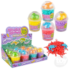 TOY NETWORK 3.6" WIGGLE WORMY FROG PUTTY