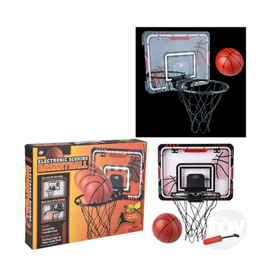 TOY NETWORK 16"X12" ELECTRONIC OVER THE DOOR BASKETBALL