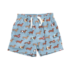 PINK CHICKEN Boys Swim Trunk - Swim Dachshunds