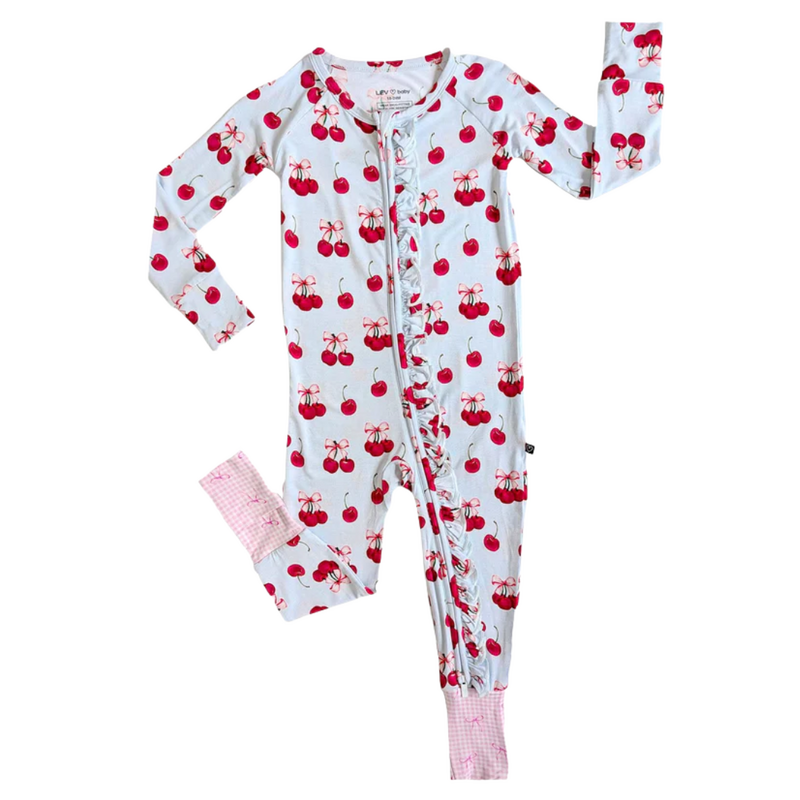 LEV BABY ALICE RUFFLED POPPY CONVERTIBLE ROMPER