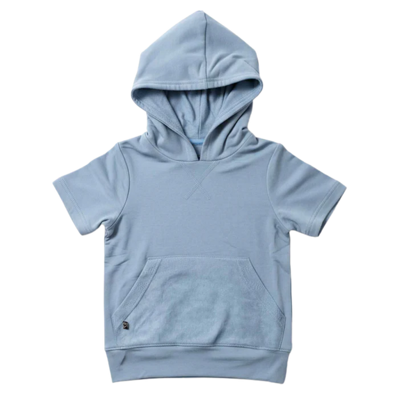 LEV BABY DENIM DUO SHORT SLEEVE HOODIE