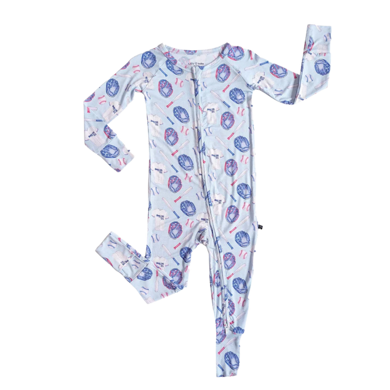LEV BABY HOME RUN POPPY CONVERTIBLE ROMPER