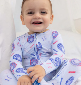 LEV BABY HOME RUN ZIPPERED FOOTIE