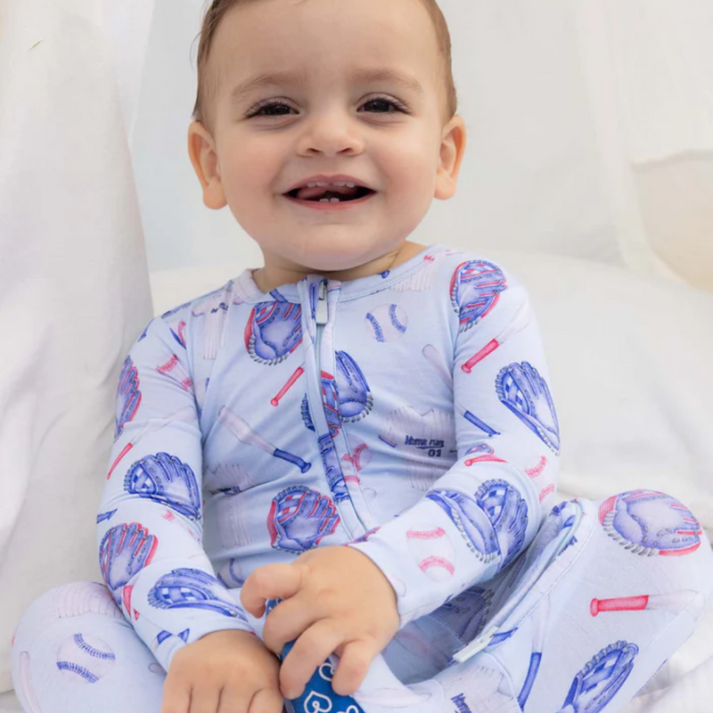 LEV BABY HOME RUN ZIPPERED FOOTIE