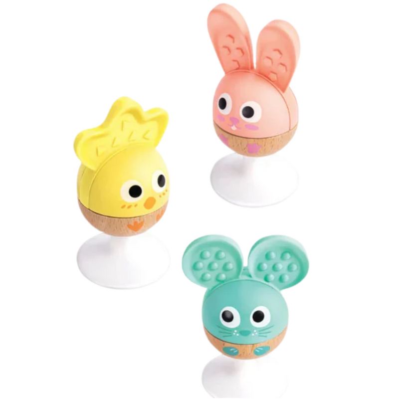 HAPE CHEERY CRITTER RATTLE TRIO