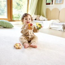 HAPE ARTFUL FLOWERS RATTLE TRIO